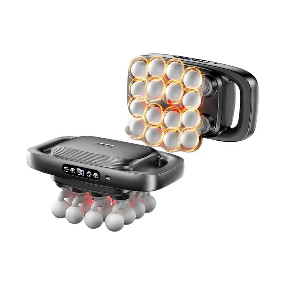 8/16/24-Head Fascia Gun - High-Frequency Vibration, Muscle Relaxation Massage, Red Light Massage, For Back, Waist, Shoulder